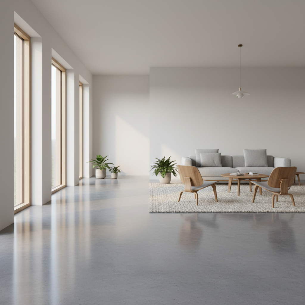 Sådan forvandler du dit gamle betongulv til en moderne designløsning
